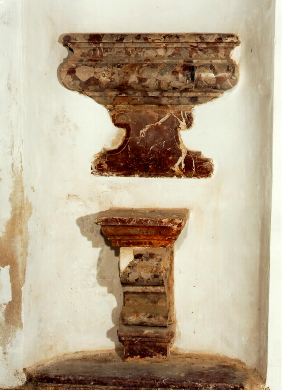 LAVABO DA SACRESTIA - ambito siciliano (Prima metà sec. XVIII)