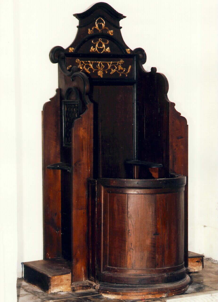 confessionale - produzione siciliana (primo quarto sec. XX)