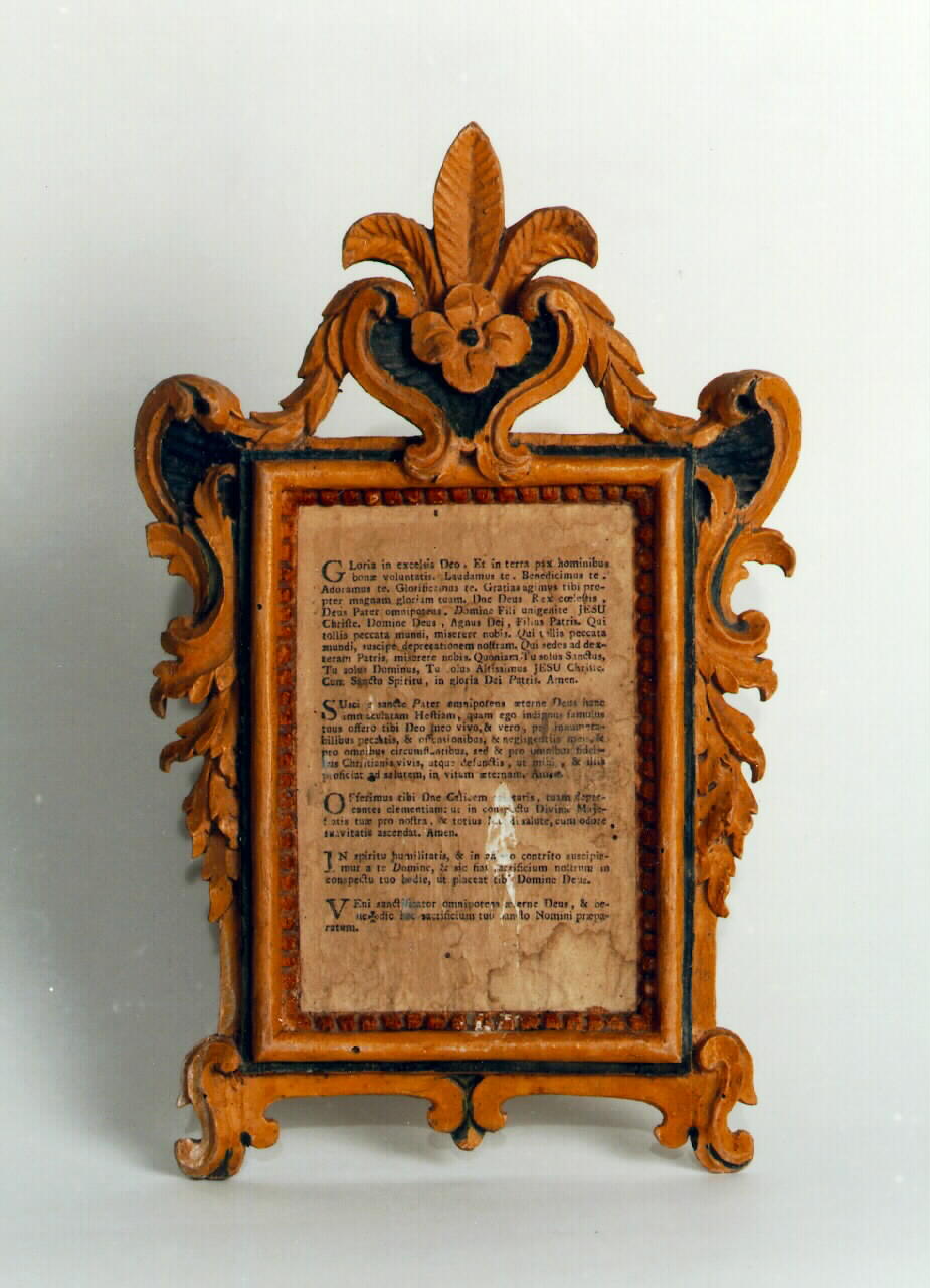 cornice, serie - ambito cappuccino (Prima metà sec. XIX)