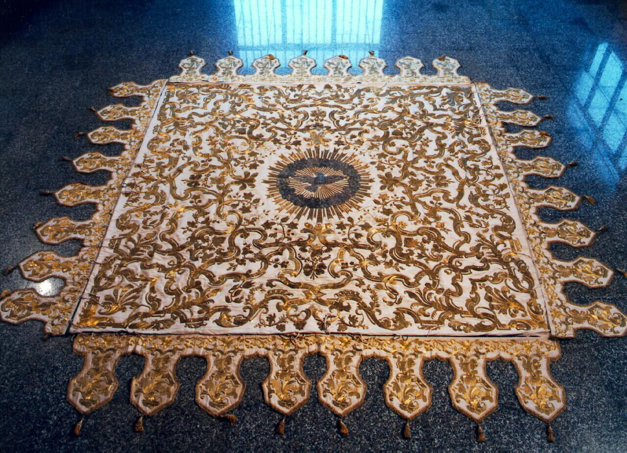 baldacchino processionale - manifattura siciliana (Fine/inizio secc. XVIII/ XIX)