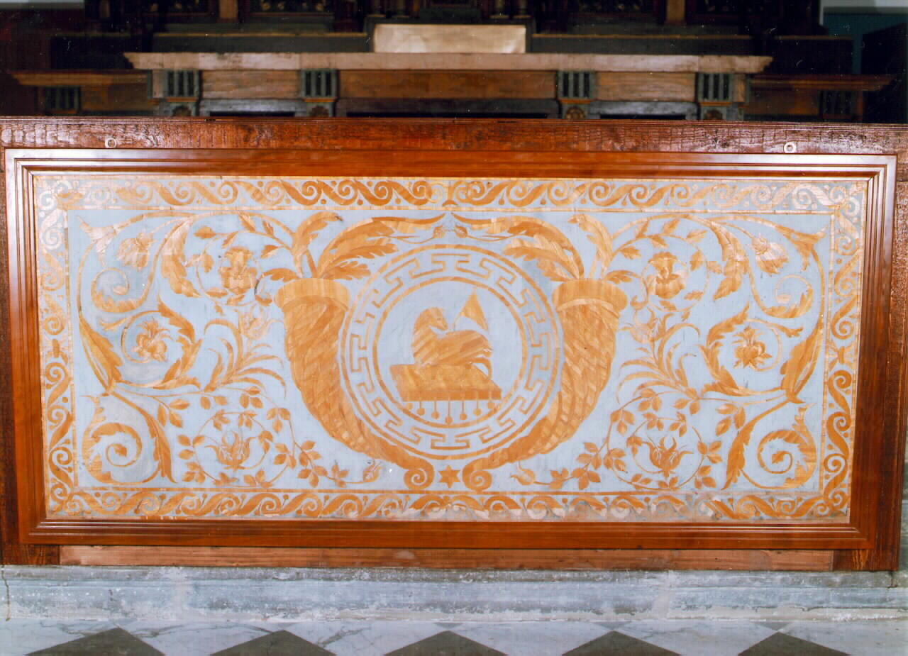 paliotto - a pannello piano - ambito siciliano (Seconda metà sec. XIX)