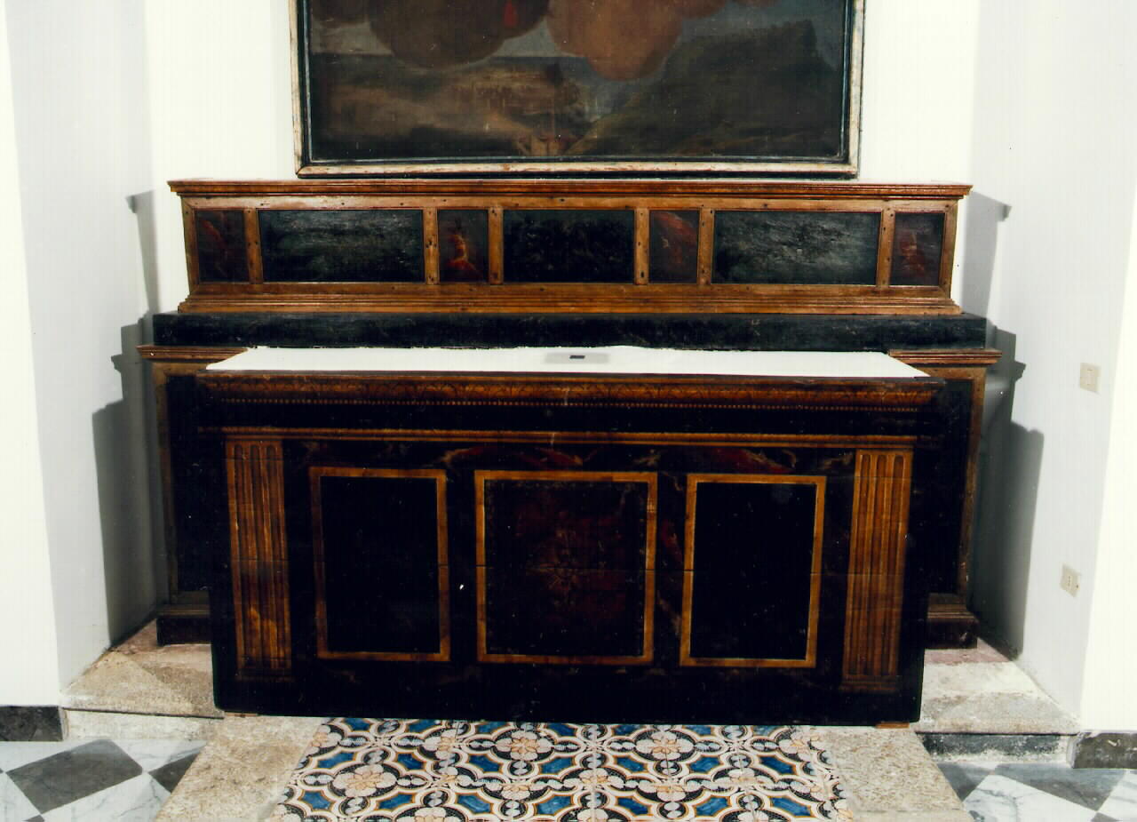 altare - a blocco - produzione siciliana (Seconda metà sec. XIX)