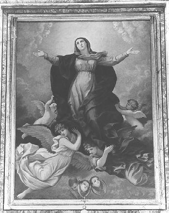 assunzione della Madonna (dipinto) di Mazzei Giuseppe (sec. XX)