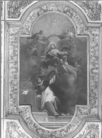 incoronazione di Maria Vergine (dipinto) di Sagrestani Giovanni Camillo (sec. XVIII)