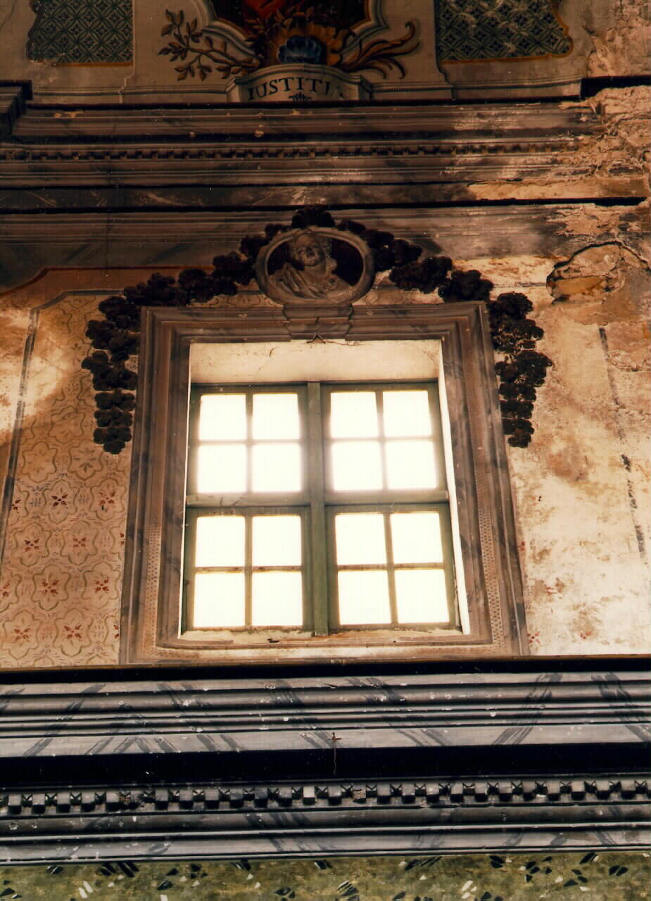 mostra di finestra, serie - ambito siciliano (Seconda metà sec. XVIII)