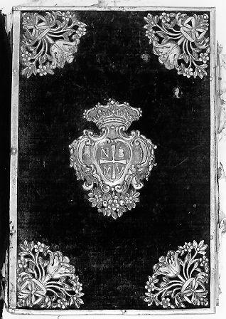 coperta di libro liturgico - bottega italiana (sec. XVIII)