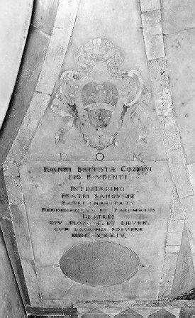 lapide tombale - bottega italiana (sec. XVIII)