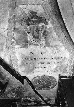 lapide tombale - bottega italiana (sec. XVIII)