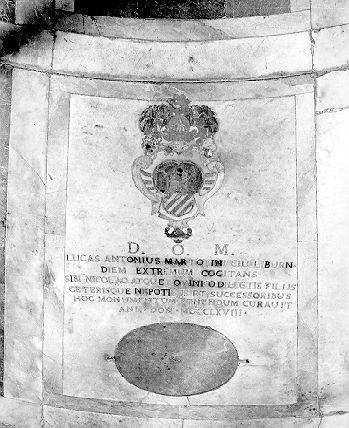 lapide tombale - bottega italiana (sec. XVIII)