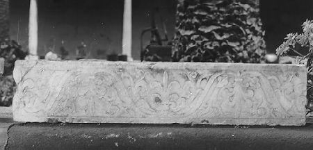 decorazione, frammento - bottega italiana (sec. XVI)