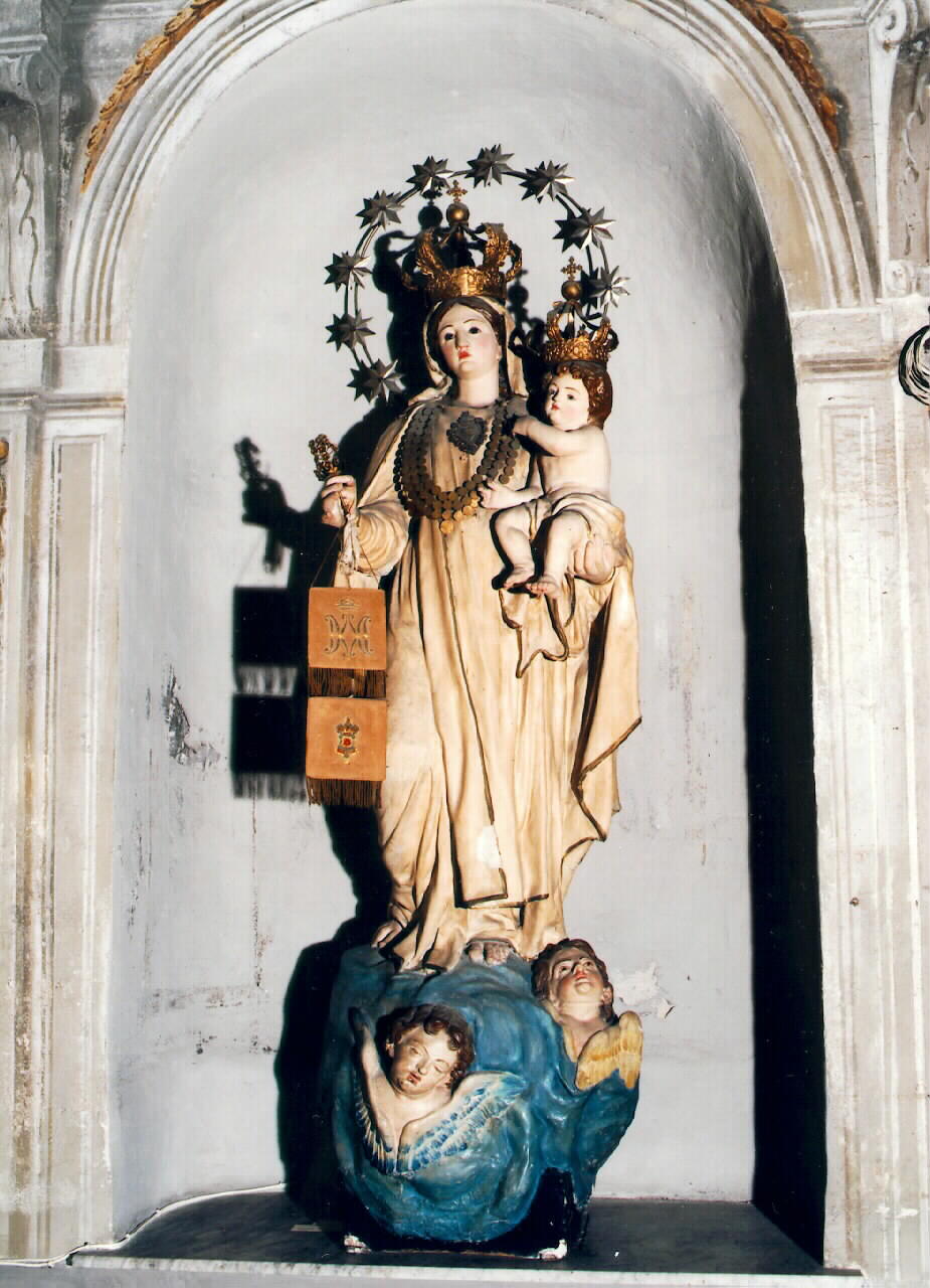 Madonna del Carmelo (statua) - ambito siciliano (inizio sec. XIX)