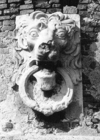 testa di leone (protome) - bottega italiana (prima metà sec. XVII)