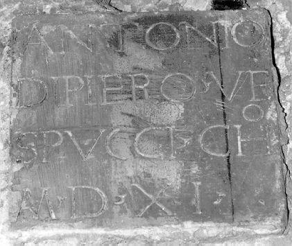 targa - bottega italiana (sec. XVI)