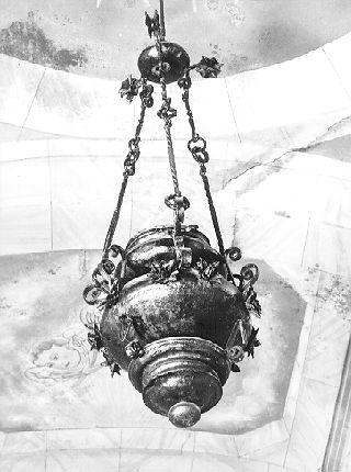 lampada pensile - ambito livornese (inizio sec. XX)