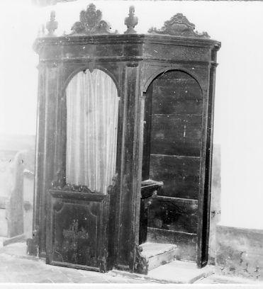 confessionale - ambito italiano (sec. XVIII)