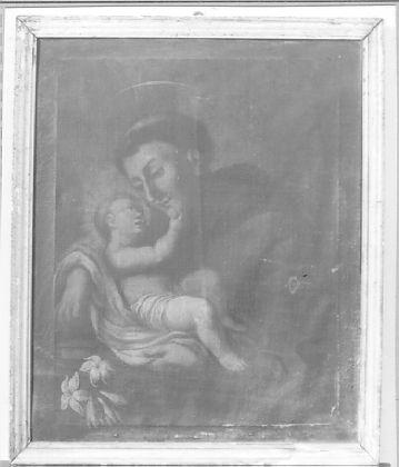Sant'Antonio da Padova con il bambino (dipinto) - ambito italiano (fine sec. XVII)