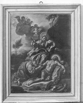 Cristo deposto dalla croce (dipinto) di Batoni Pompeo Girolamo (sec. XVIII)