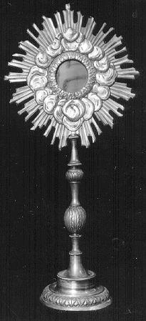 ostensorio - ambito italiano (inizio sec. XIX)
