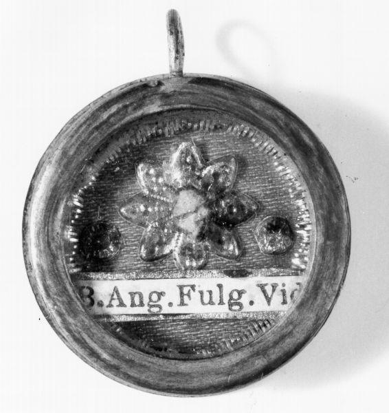 reliquiario a capsula - a medaglione - ambito livornese (primo quarto sec. XX)