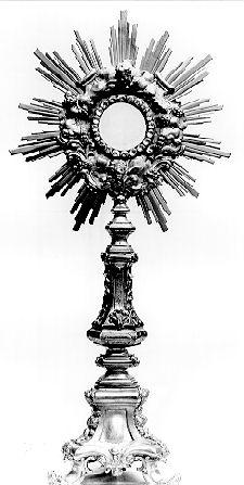 ostensorio di Haffner Adriano (sec. XVIII)