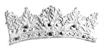 corona da dipinto - bottega toscana (sec. XVIII)