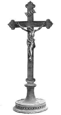 croce da tavolo - ambito italiano (fine sec. XIX)