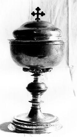 pisside - bottega genovese (fine/inizio secc. XVII/ XVIII)