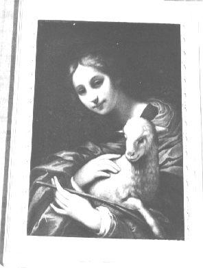 SANT'AGNESE (dipinto) di Romanelli Giovan Francesco detto Raffaellino (sec. XVII)
