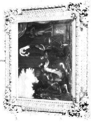 EPISODIO DELLA VITA DI RE DAVID (dipinto) - ambito italiano (sec. XVII)