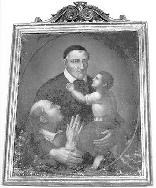 San Vincenzo dè Paoli (dipinto) di Cipriani Roberto (bottega) (seconda metà sec. XIX)