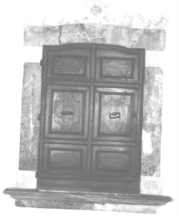 armadio - a muro - ambito apuoversiliese (inizio sec. XVIII)