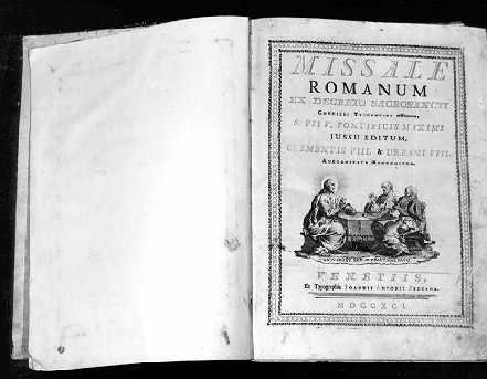 coperta di libro liturgico - ambito veneziano (sec. XVIII)
