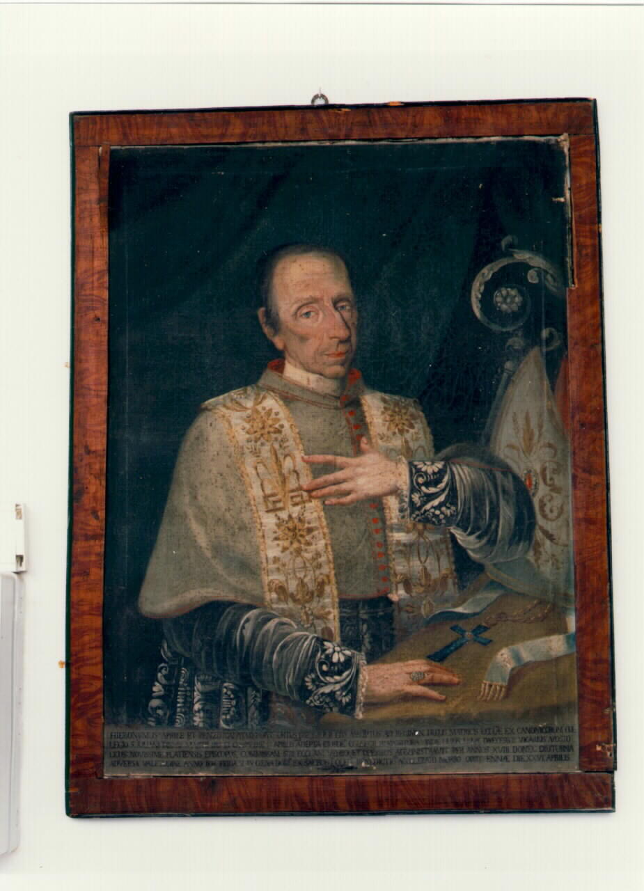 ritratto del vescovo Girolamo Aprile Benzo (dipinto) - ambito siciliano (sec. XIX)