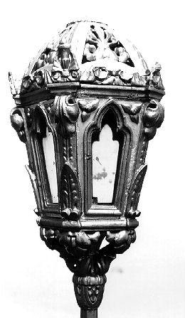 lanterna processionale, serie di Cipriani Ginese (bottega) (metà sec. XIX)
