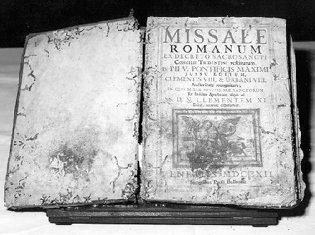 coperta di libro liturgico - ambito veneziano (sec. XVIII)