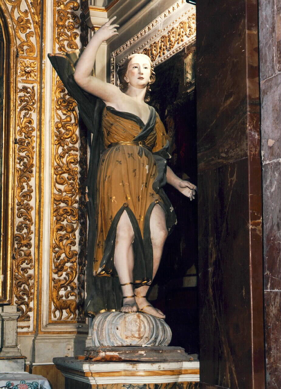 angelo (statua) - ambito siciliano (Prima metà sec. XIX)