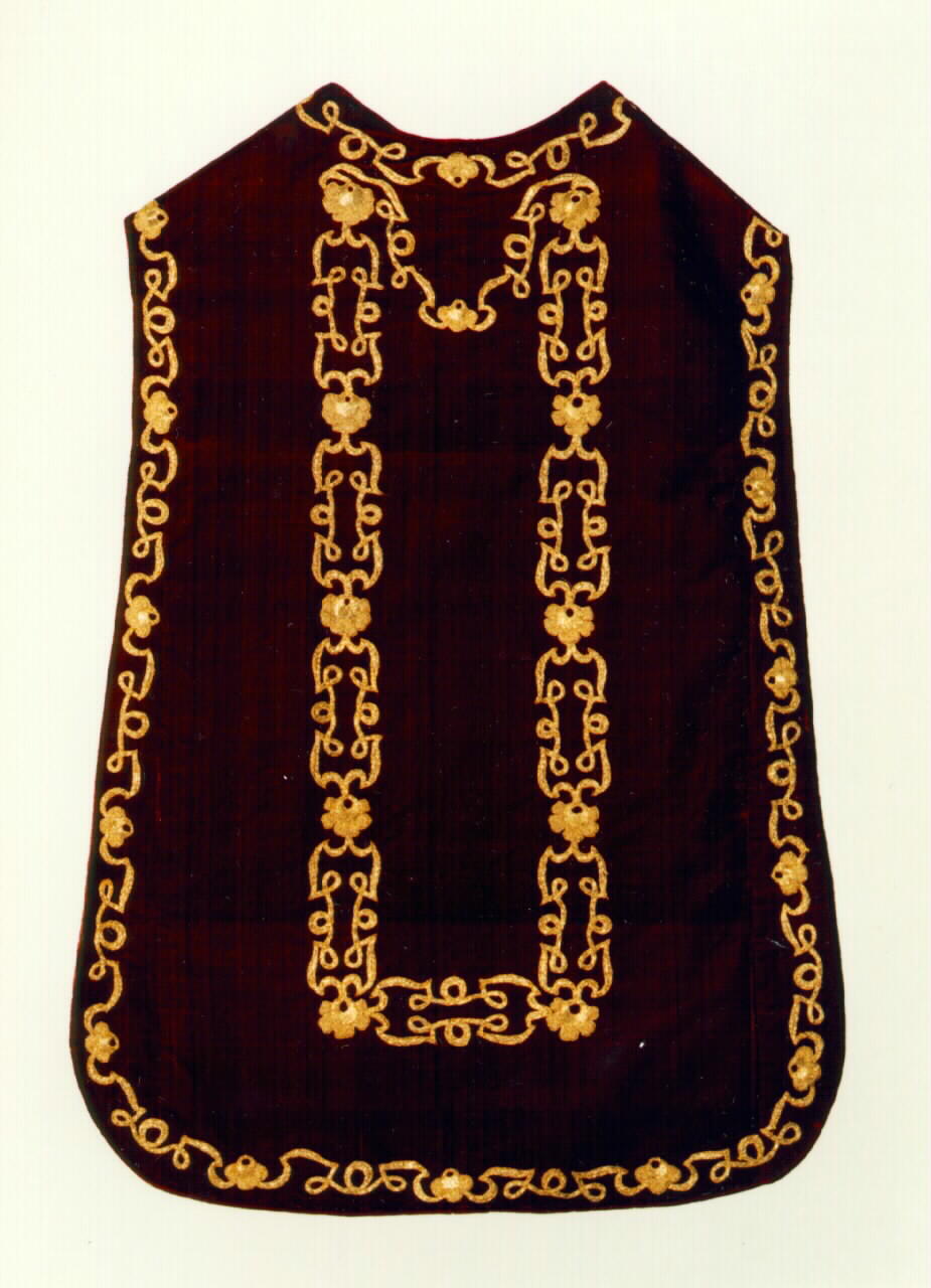 pianeta - manifattura siciliana (Prima metà sec. XIX)