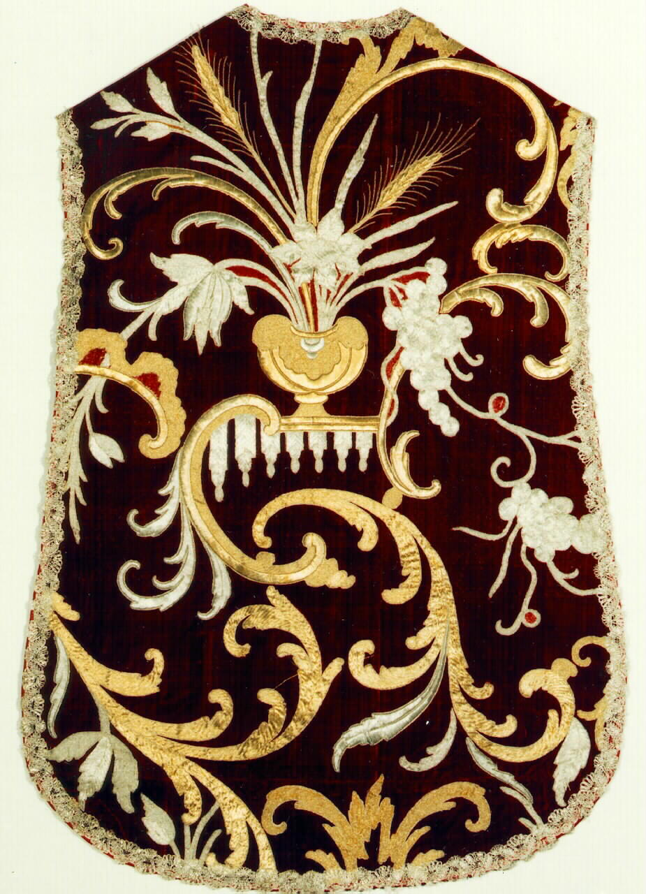 pianeta - manifattura siciliana (sec. XVIII, sec. XIX)