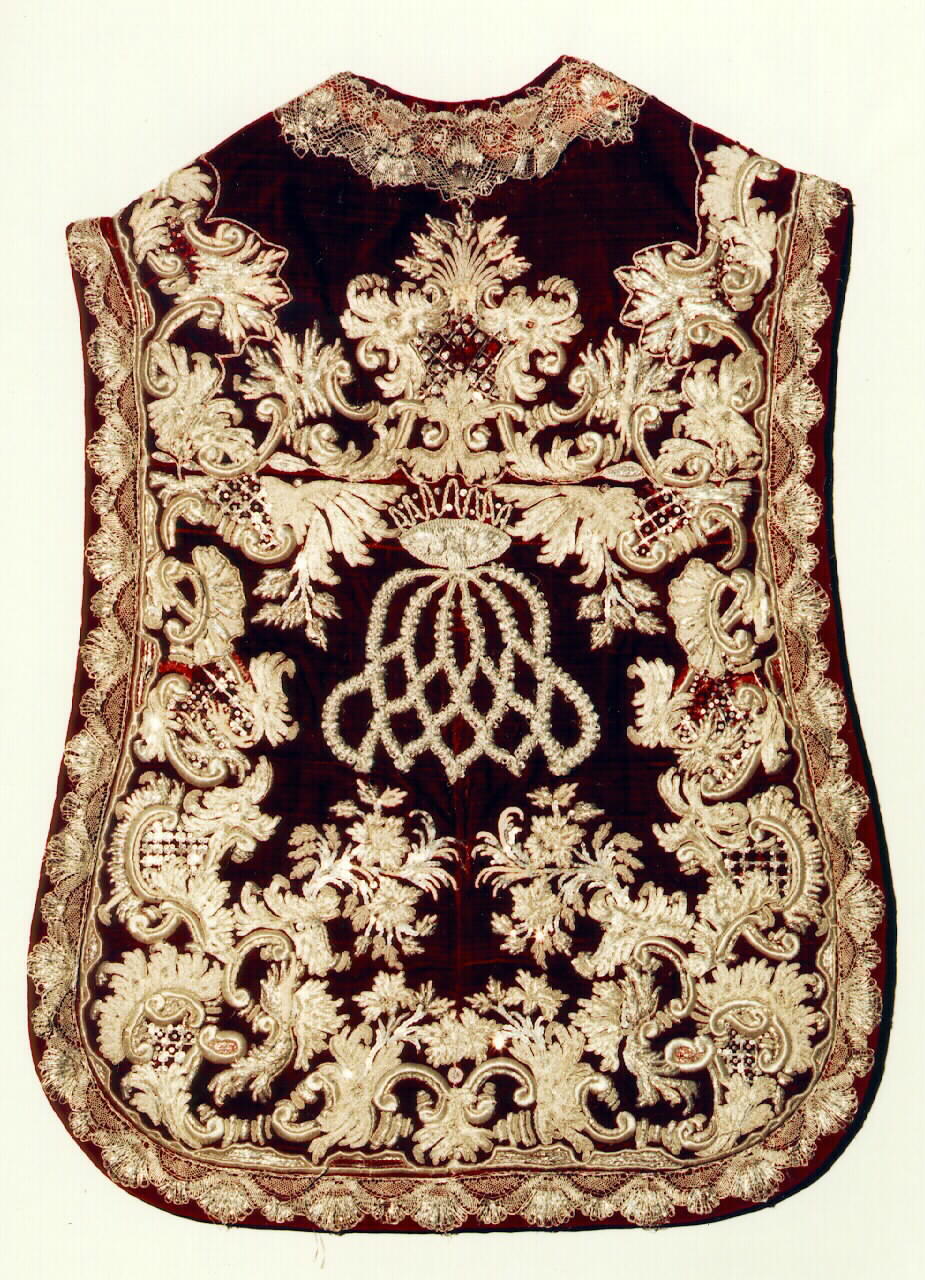 pianeta - manifattura siciliana (Prima metà sec. XVIII)