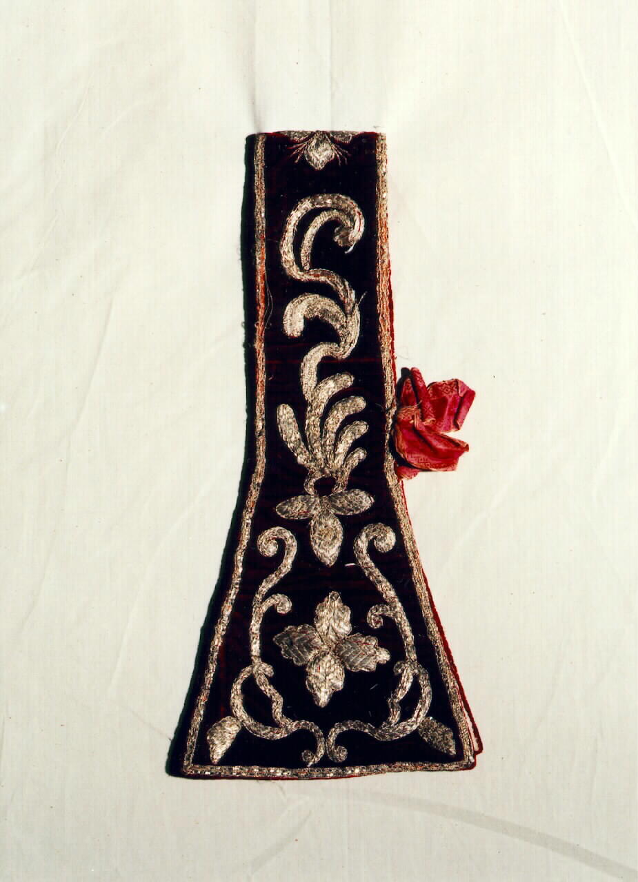 manipolo - manifattura siciliana (Seconda metà sec. XVIII)