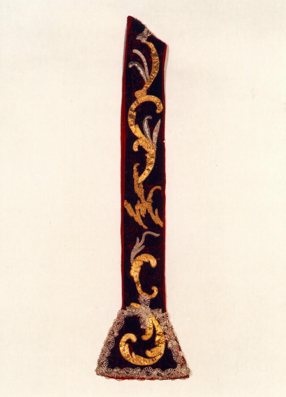 stola - manifattura siciliana (sec. XVIII)