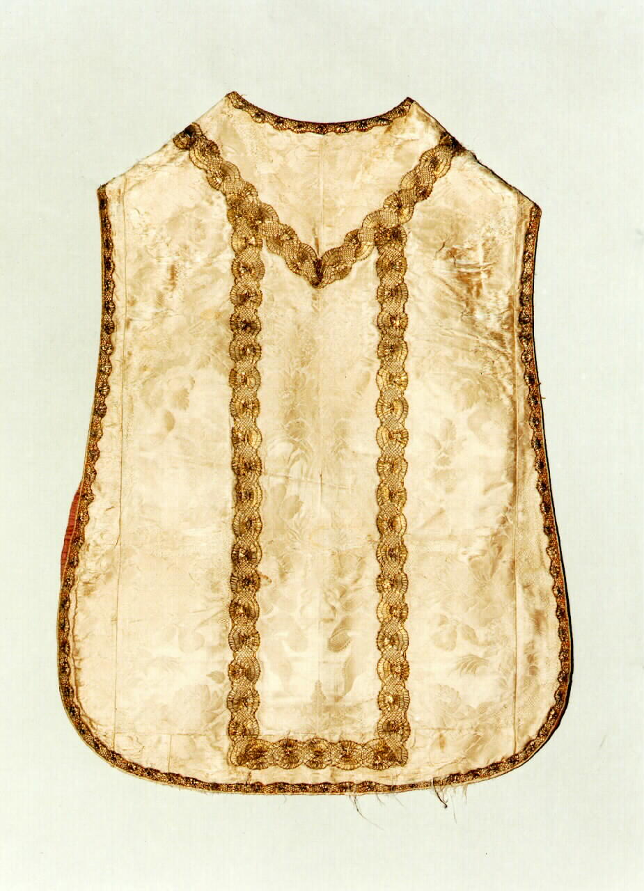 pianeta - manifattura siciliana (Seconda metà sec. XIX)