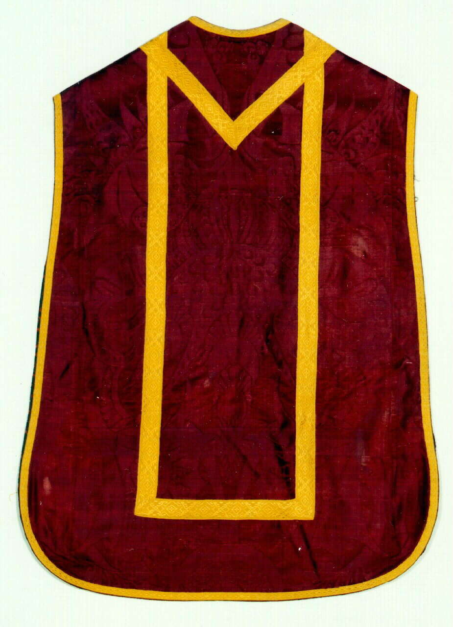 pianeta - manifattura siciliana (ultimo quarto sec. XIX)