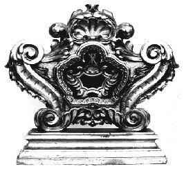 reliquiario a teca - ambito toscano (sec. XVIII)