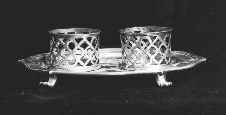 vassoio porta ampolline di Razzuoli Luigi (sec. XIX)