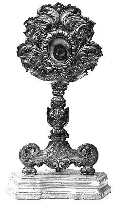 reliquiario - ambito italiano (sec. XVIII)