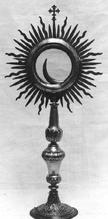 ostensorio - a raggiera di Razzuoli Luigi (attribuito) (sec. XVII)