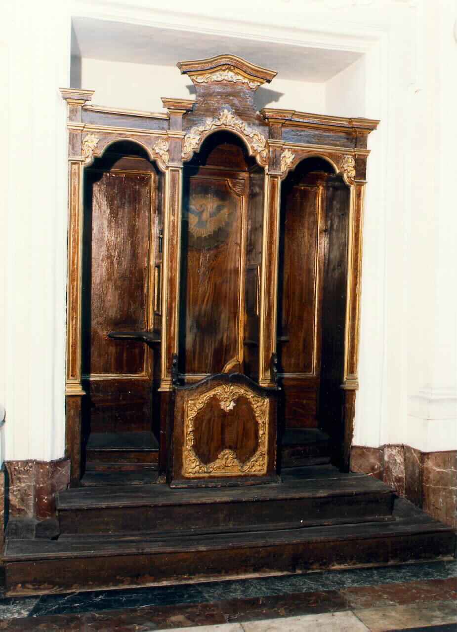 confessionale - produzione siciliana (ultimo quarto sec. XVIII)