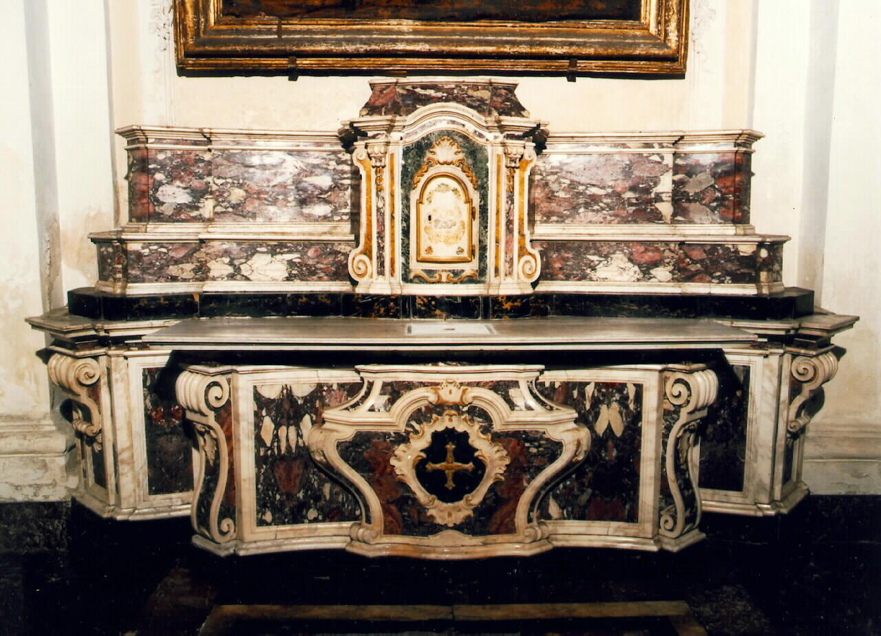 altare maggiore - ambito siciliano (Seconda metà sec. XVIII)