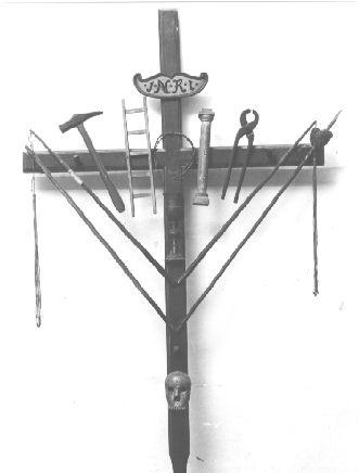 croce penitenziale - ambito versiliese (sec. XIX)